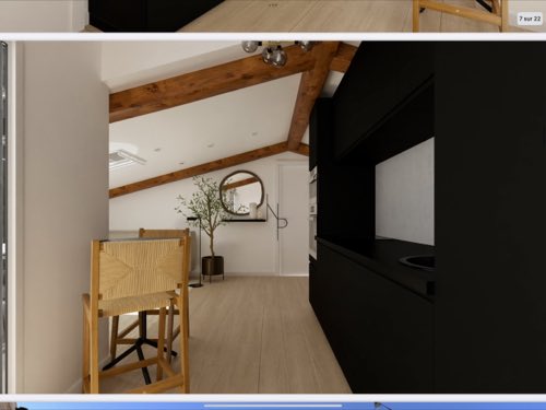 Opération de rénovation immobilière — Sous combles appartement